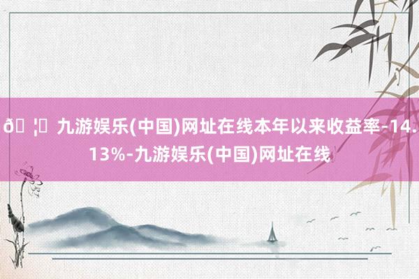 🦄九游娱乐(中国)网址在线本年以来收益率-14.13%-九游娱乐(中国)网址在线