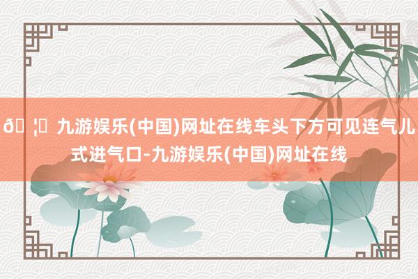 🦄九游娱乐(中国)网址在线车头下方可见连气儿式进气口-九游娱乐(中国)网址在线