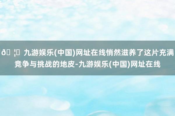 🦄九游娱乐(中国)网址在线悄然滋养了这片充满竞争与挑战的地皮-九游娱乐(中国)网址在线